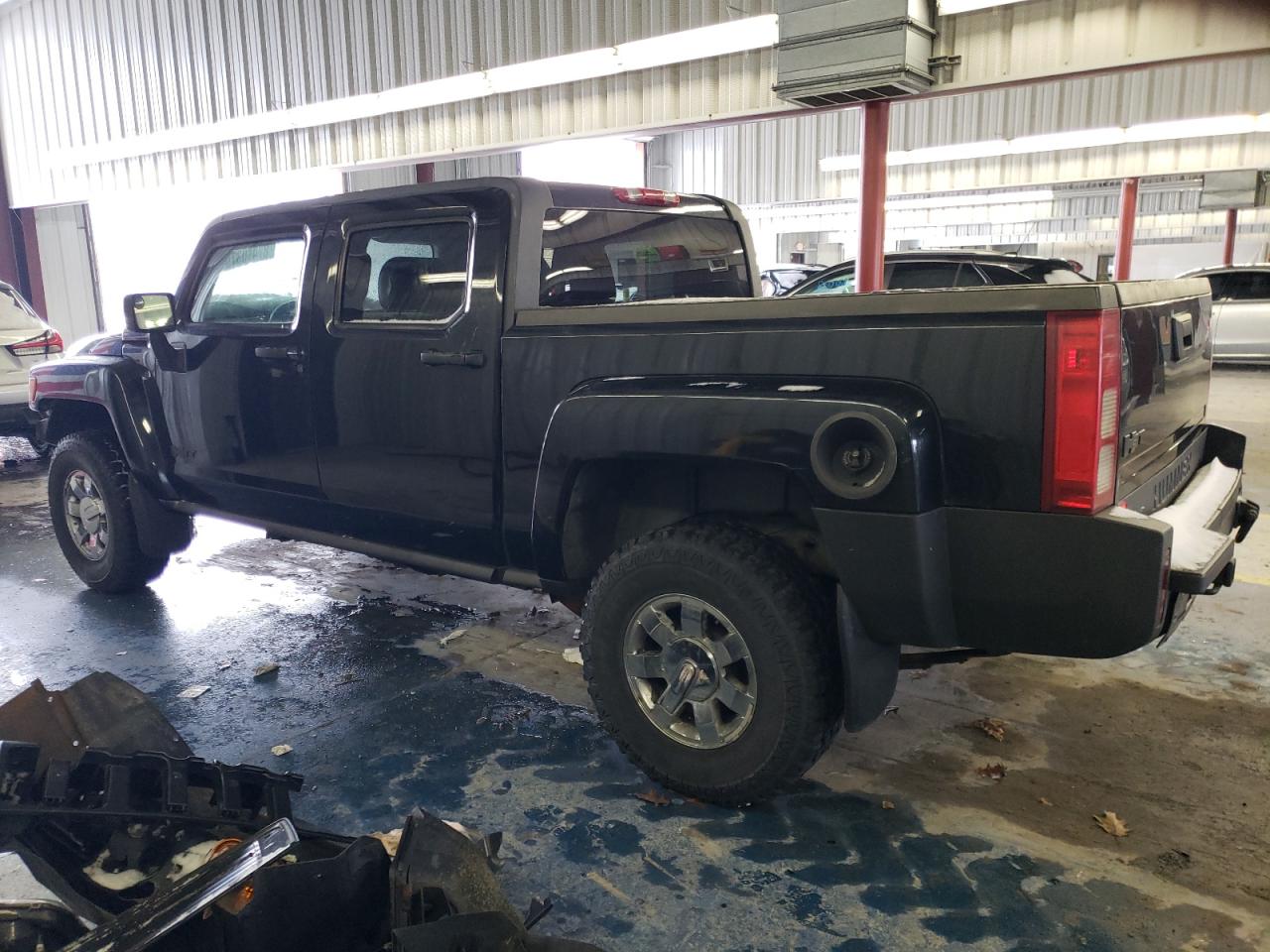 2009 Hummer H3 VIN 5GNEN13EX98140981 Copart auction photo, front end / undercarriage damage thumbnail 2