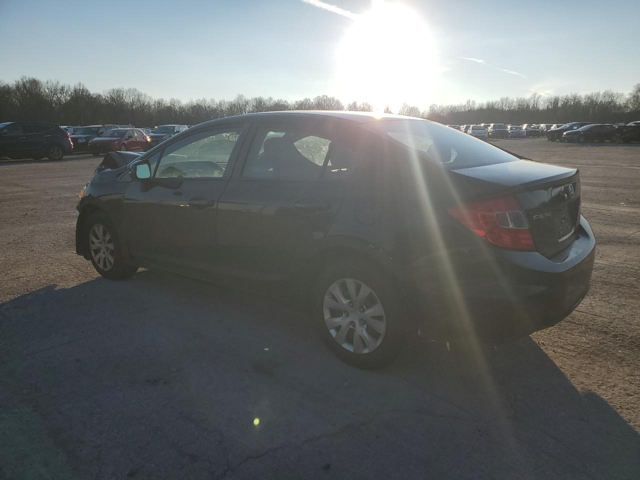 2012 Honda Civic VIN 19XFB2F53CE003229 Copart auction photo, front end damage thumbnail 2