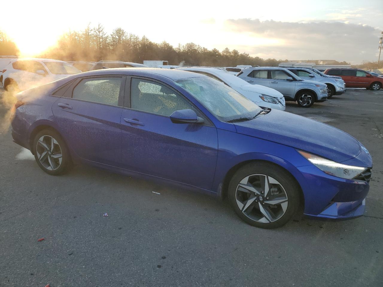 2023 Hyundai Elantra VIN KMHLS4AGXPU559807 Copart auction photo, rear end damage thumbnail 4