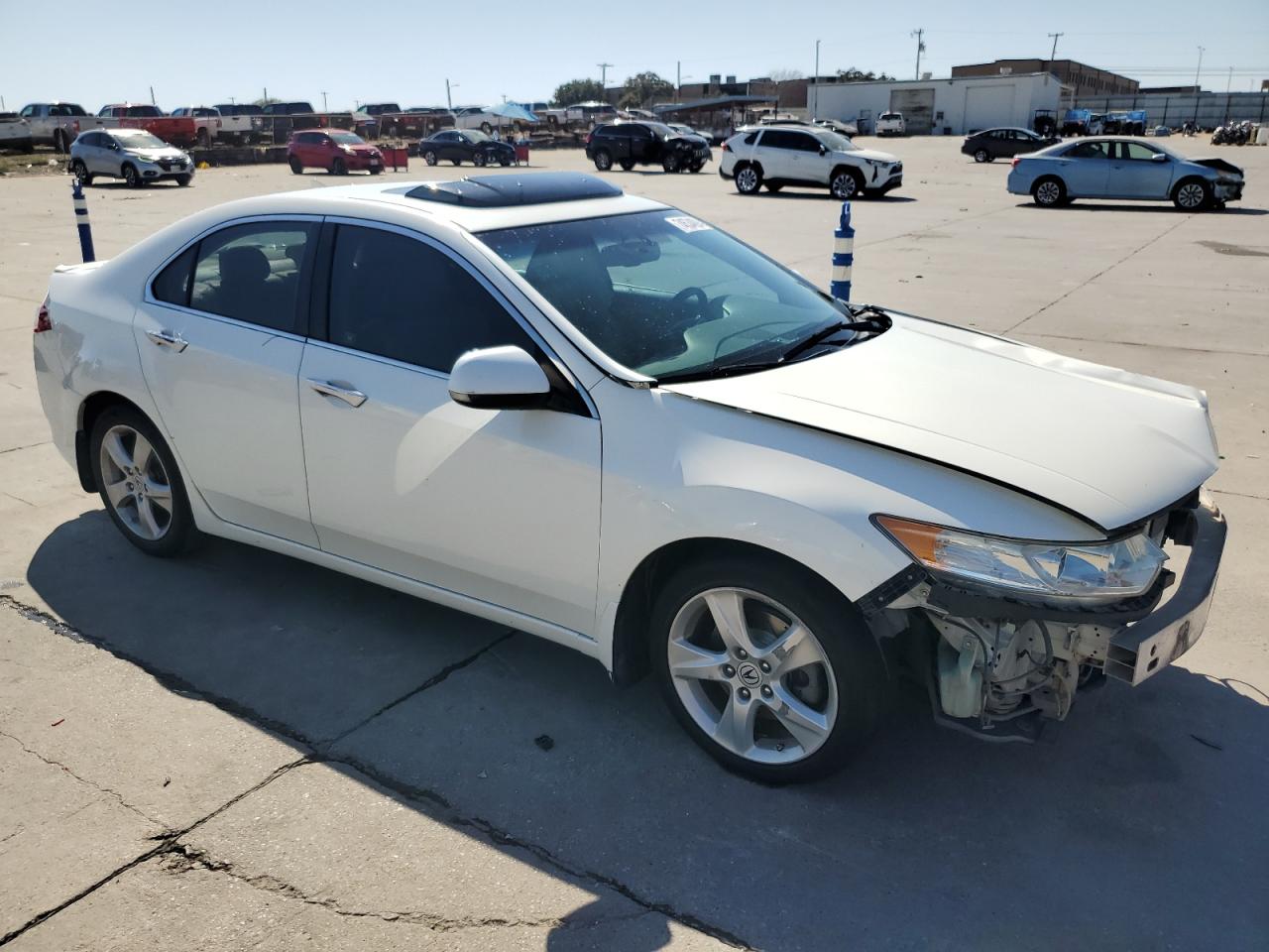 2009 Acura TSX VIN JH4CU26699C004969 Copart auction photo, front end damage thumbnail 4