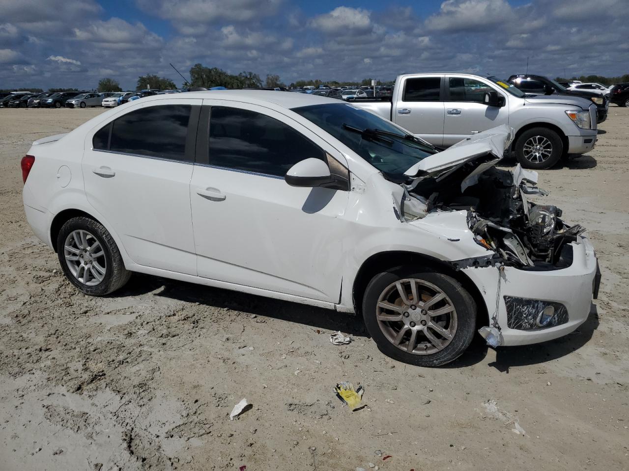 2016 Chevrolet Sonic VIN 1G1JC5SH3G4178427 Copart auction photo, front end damage thumbnail 4