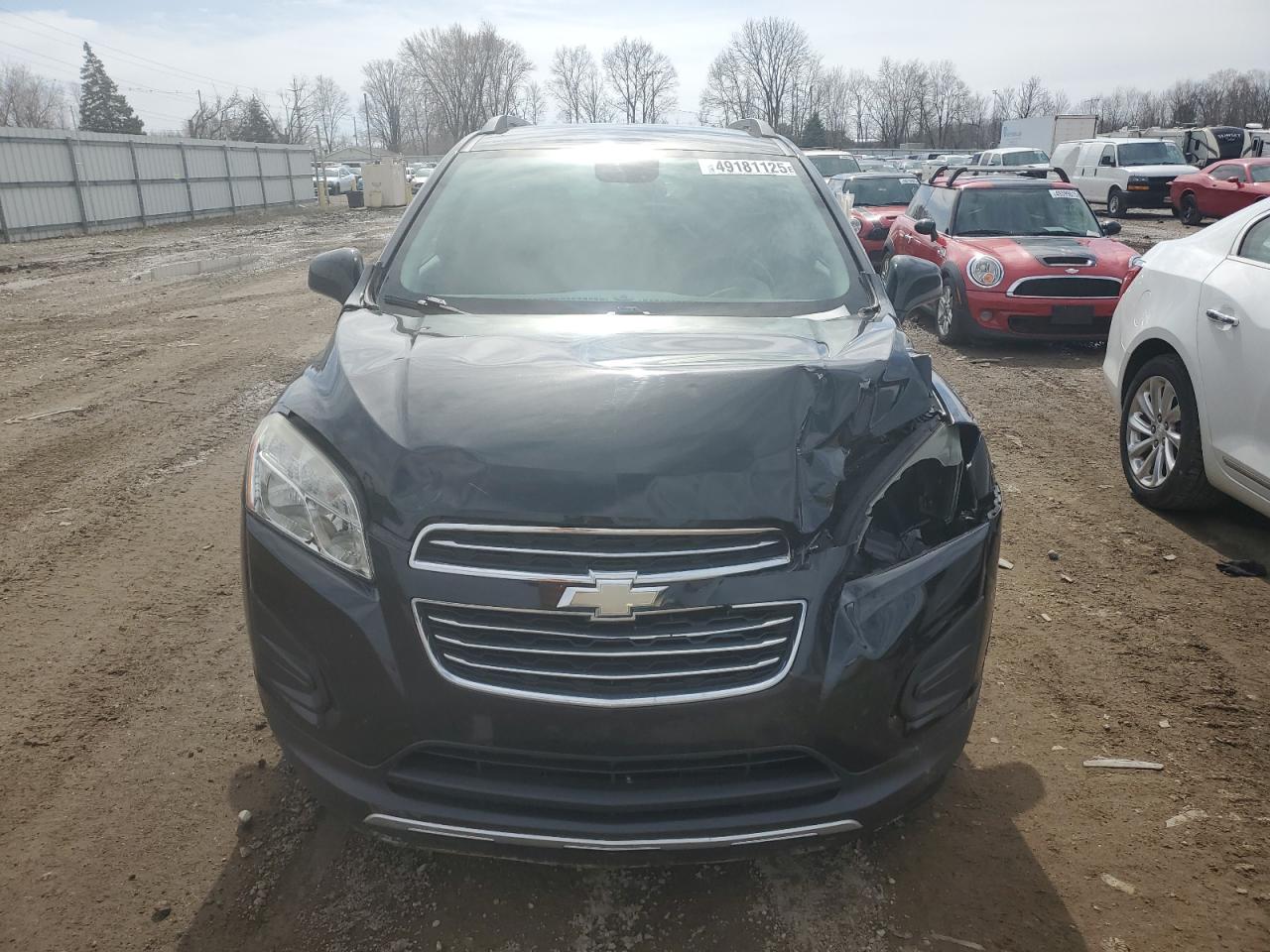 2015 Chevrolet Trax VIN 3GNCJLSB8FL209466 Copart auction photo, front end damage thumbnail 5