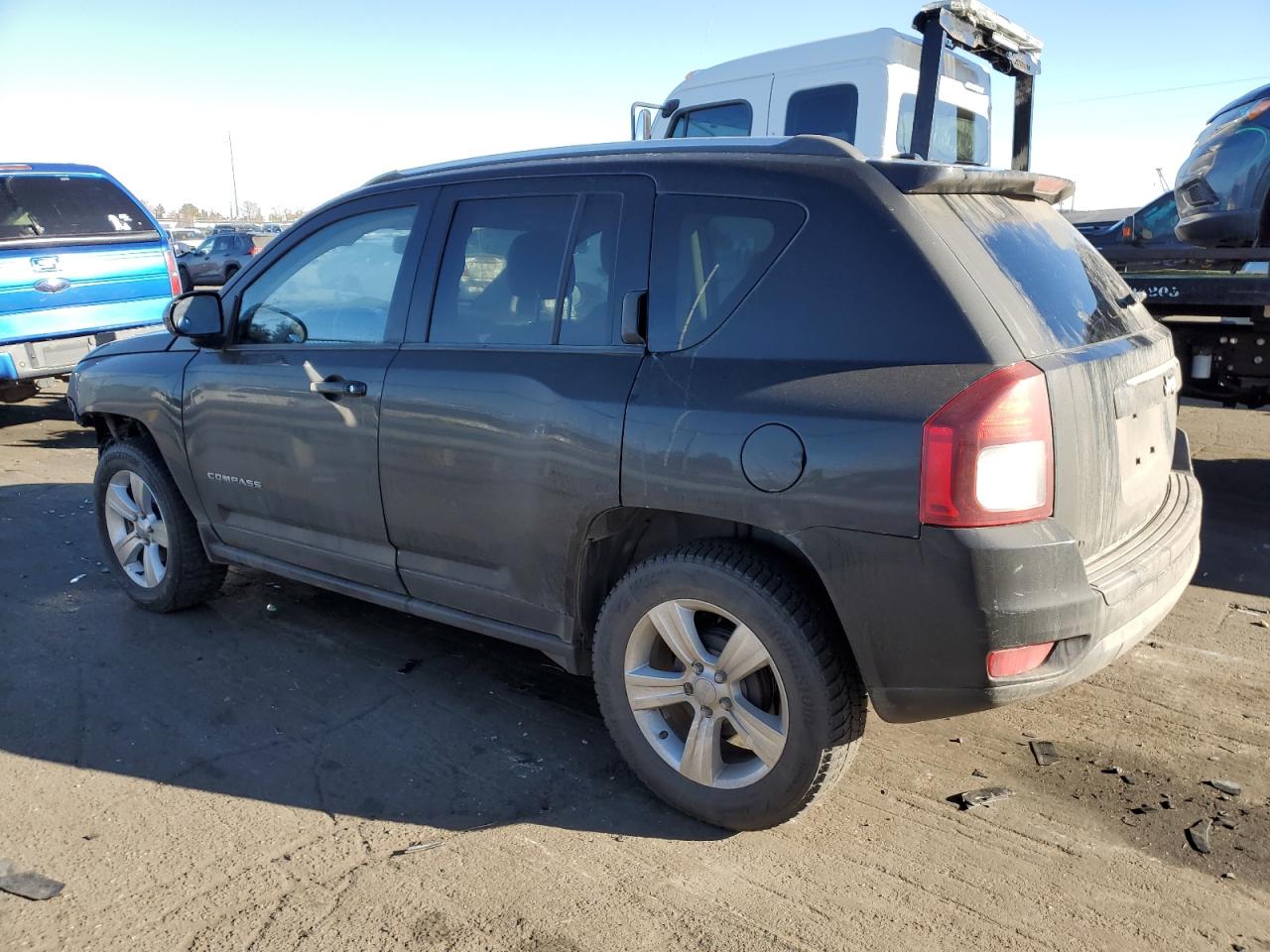 2014 Jeep Compass VIN 1C4NJCEB7ED522266 Copart auction photo, front end damage thumbnail 2