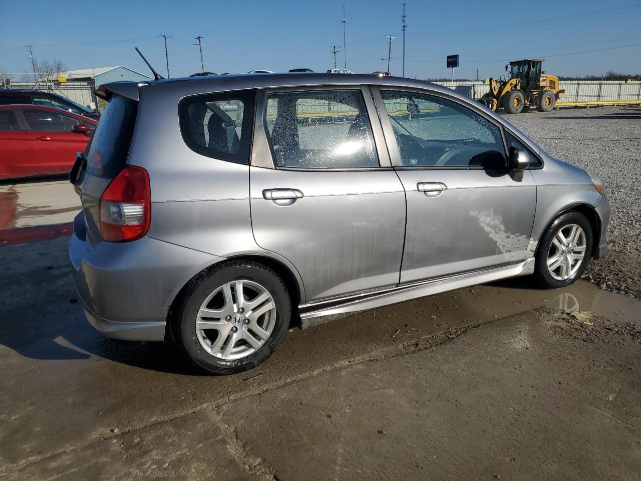 2007 Honda Fit VIN JHMGD38687S067651 Copart auction photo, side damage thumbnail 3