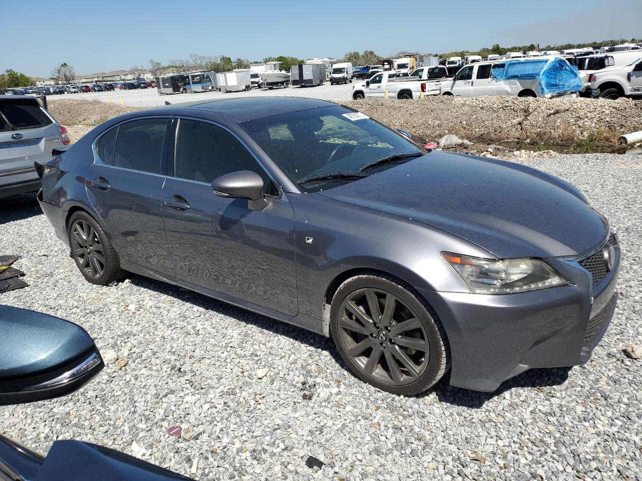 2013 Lexus GS VIN JTHBE1BL2D5023360 Copart auction photo, rear end damage thumbnail 4