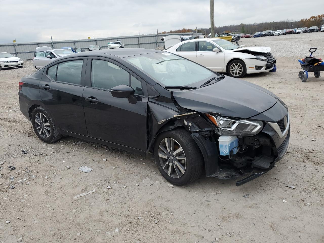 2021 Nissan Versa VIN 3N1CN8EVXML840316 Copart auction photo, front end damage thumbnail 4