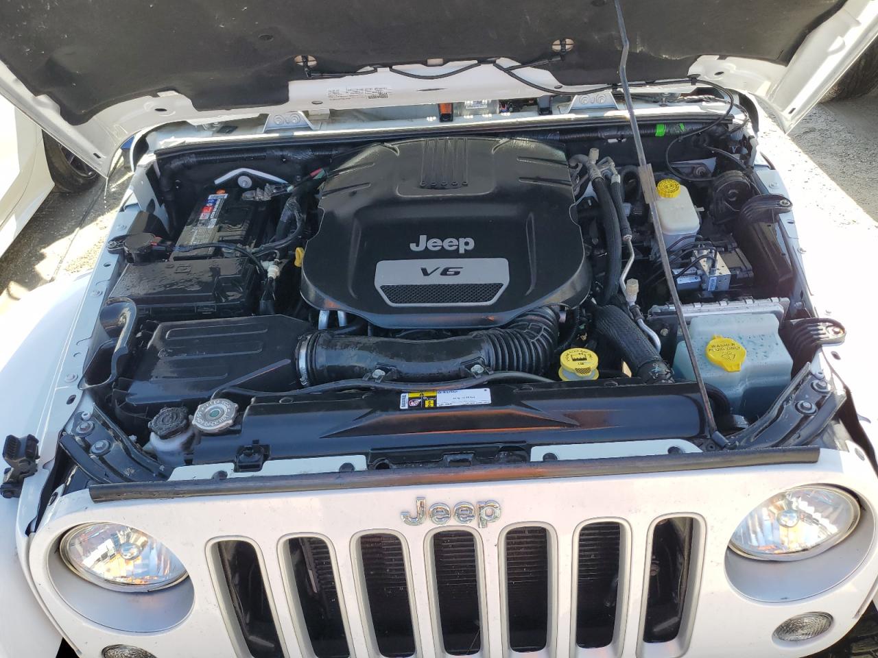 2016 Jeep Wrangler VIN 1C4HJWEG5GL318858 Copart auction photo, water/flood damage thumbnail 12
