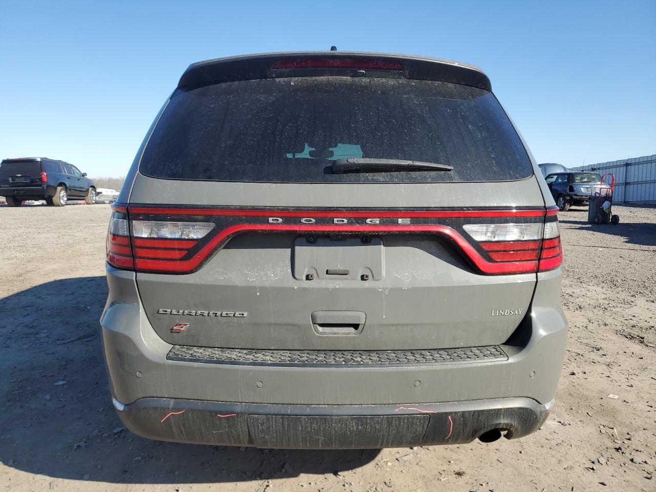 2021 Dodge Durango VIN 1C4RDJAG7MC602041 Copart auction photo, front end / side damage thumbnail 6