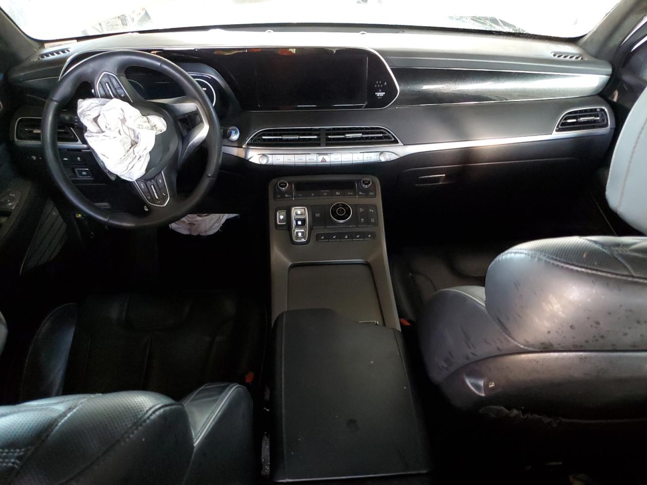 2021 Hyundai Palisade VIN KM8R7DHE0MU221604 Copart auction photo, front end / side damage thumbnail 8