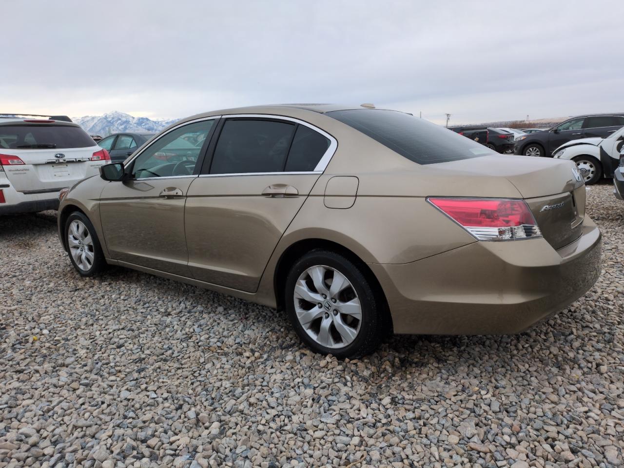 2008 Honda Accord VIN 1HGCP26848A158592 Copart auction photo, rear end damage thumbnail 2