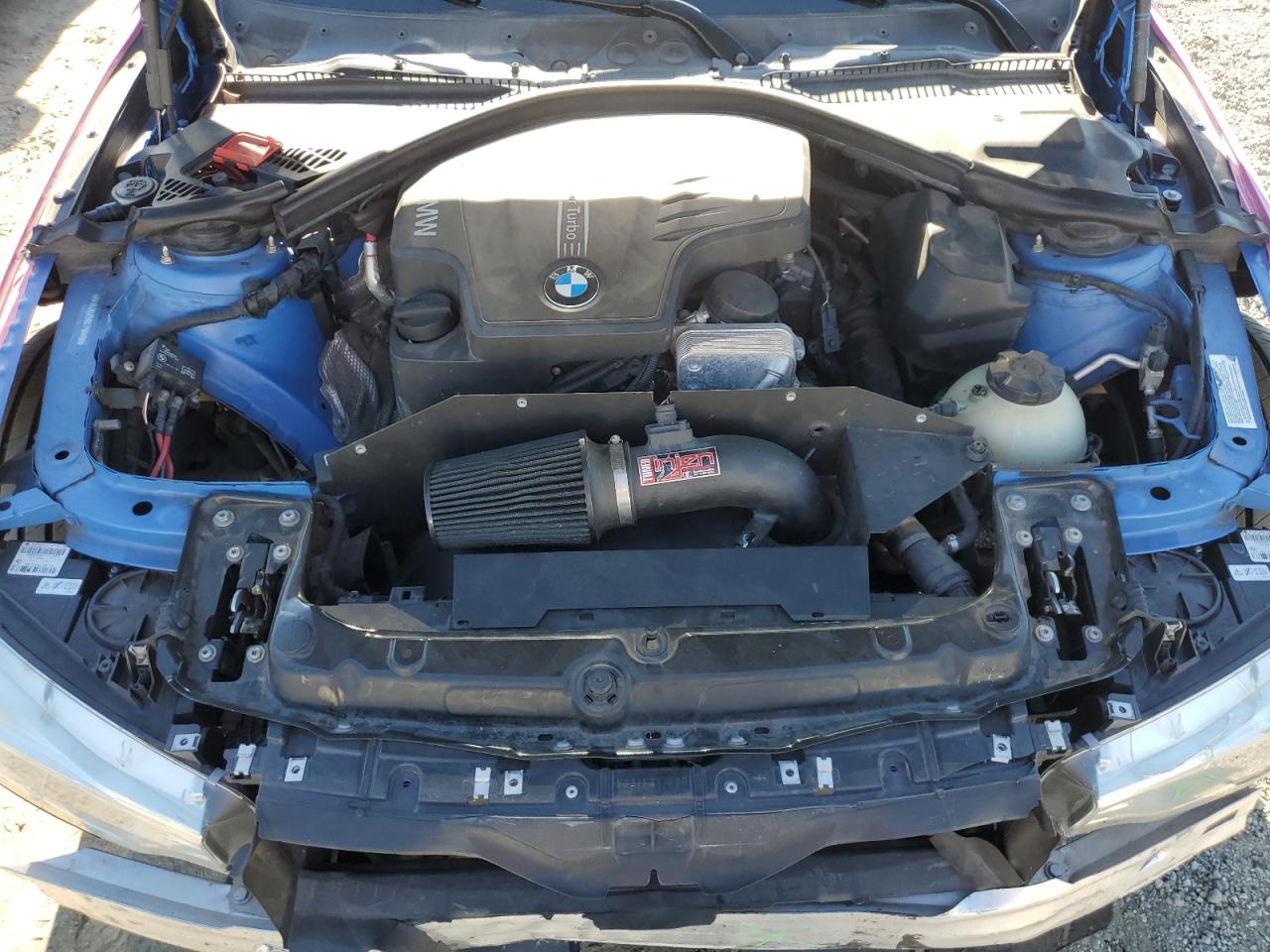 2014 BMW 4er VIN WBA3N3C51EF712445 Copart auction photo, front end damage thumbnail 12
