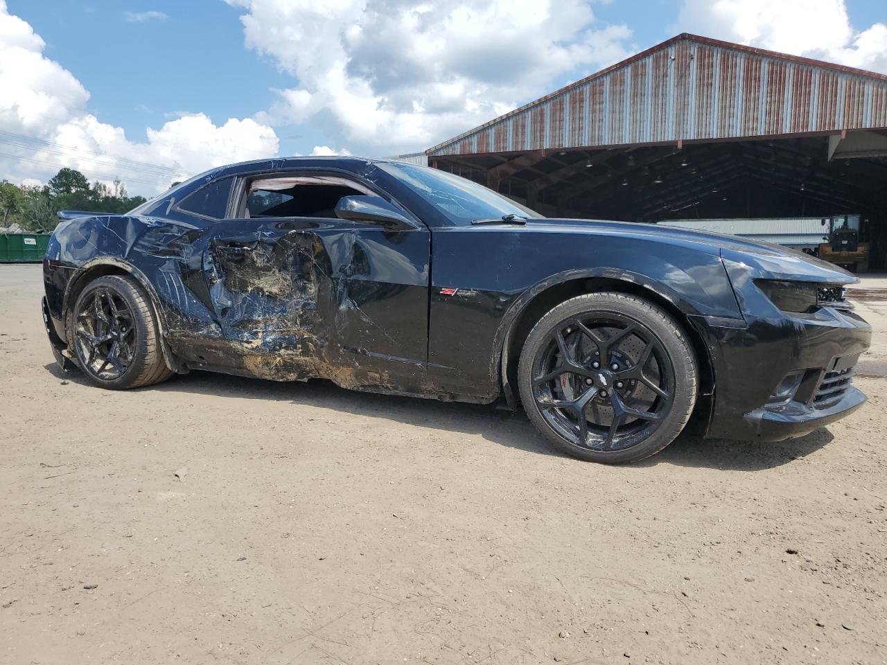 2015 Chevrolet Camaro VIN 2G1FZ1EE1F9700286 Copart auction photo, all over damage thumbnail 4
