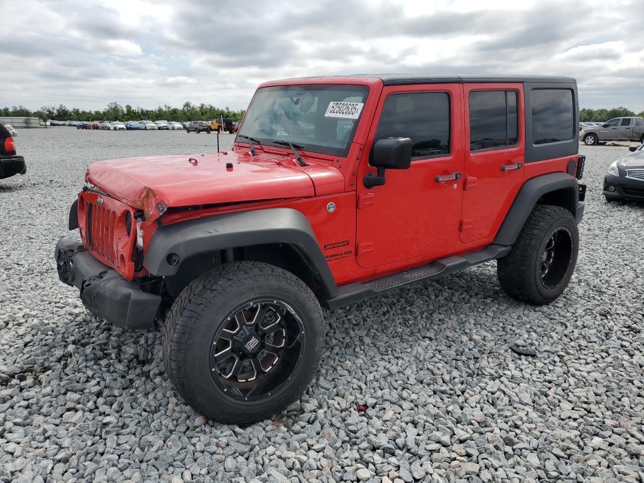 2017 Jeep Wrangler VIN 1C4BJWDG8HL520540
