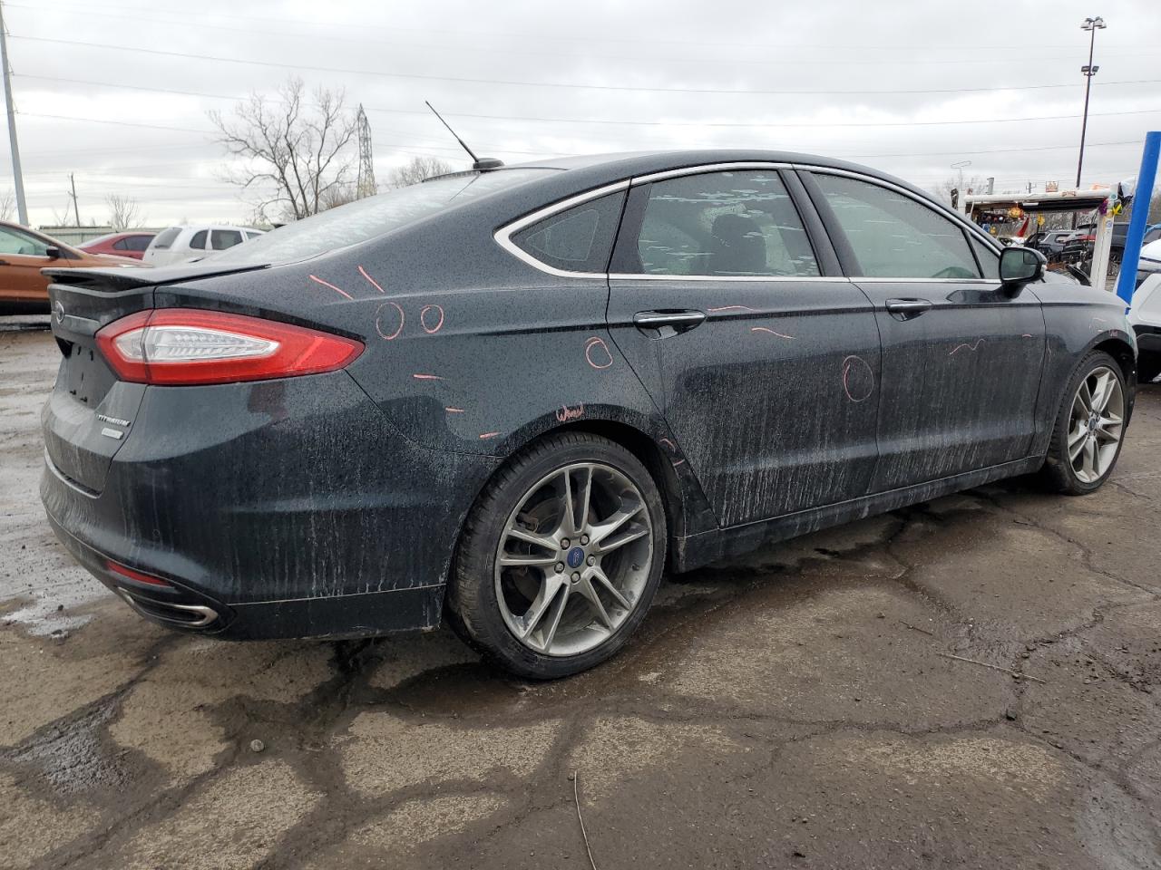 2014 Ford Fusion VIN 3FA6P0K94ER240621 Copart auction photo, front end damage thumbnail 3