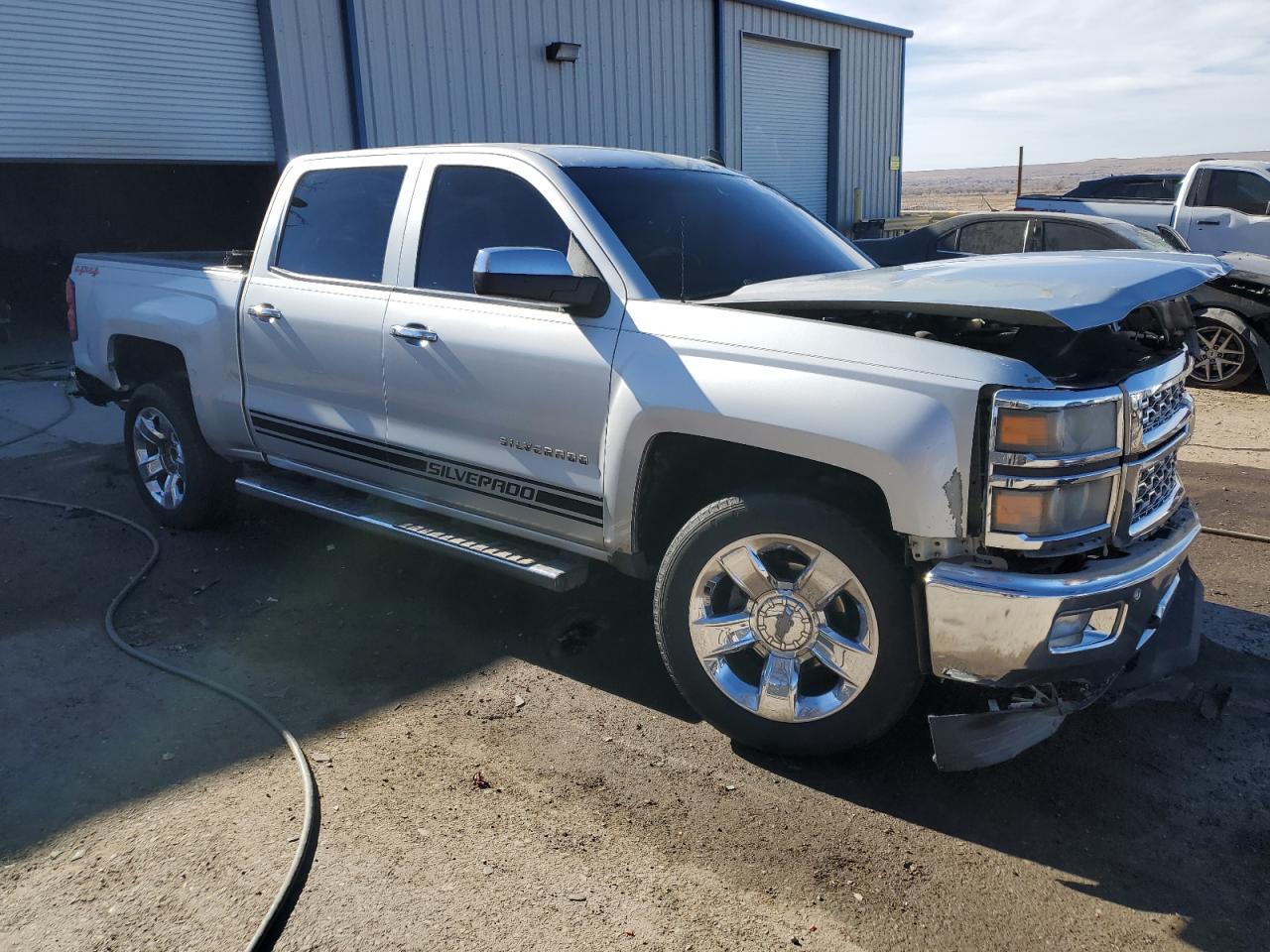 2014 Chevrolet Silverado VIN 3GCUKSEJ0EG488782 Copart auction photo, front end / rear end damage thumbnail 4