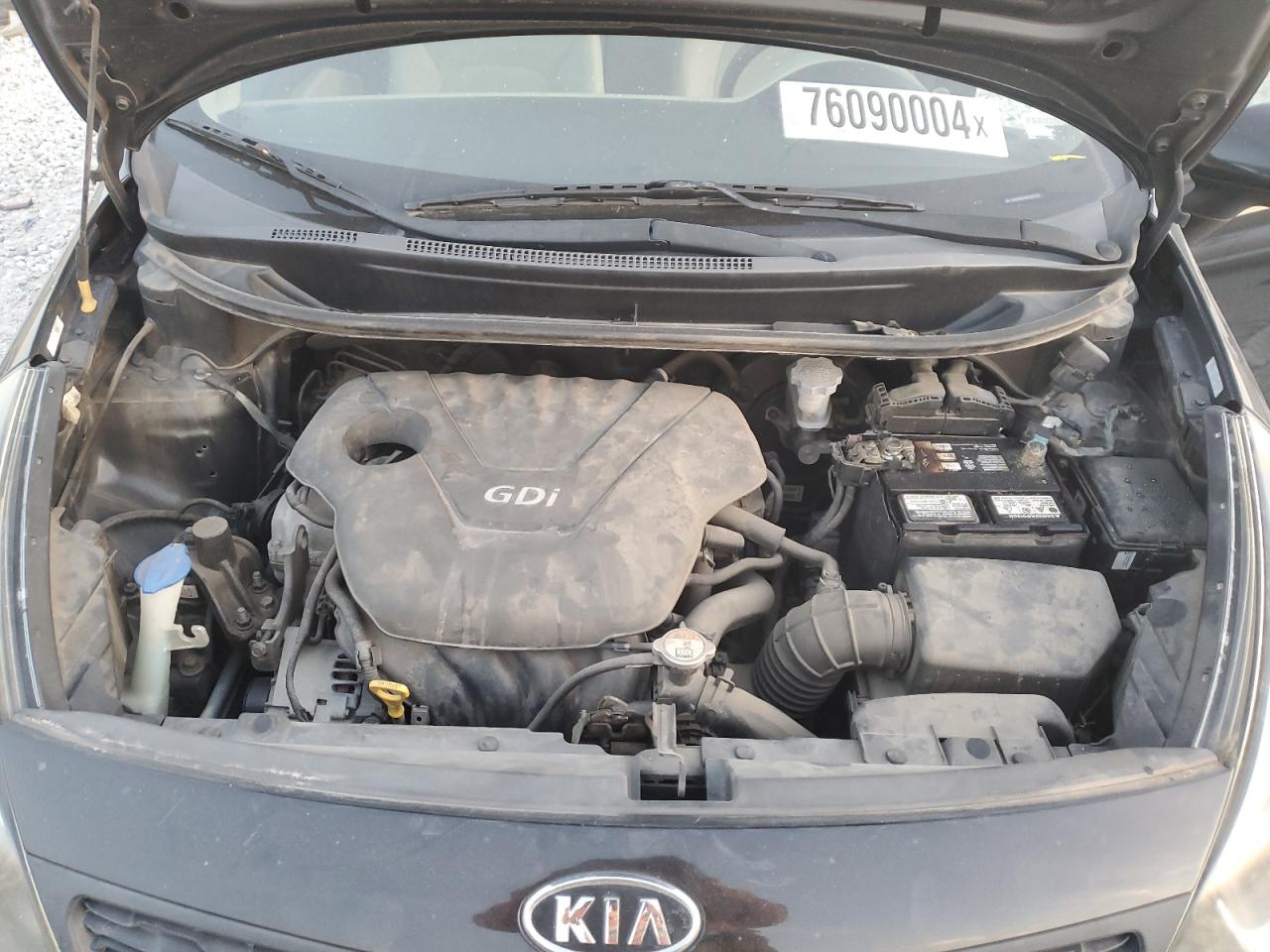 2012 KIA Rio VIN KNADM4A38C6067319 Copart auction photo, rear end / minor dent/scratches damage thumbnail 11