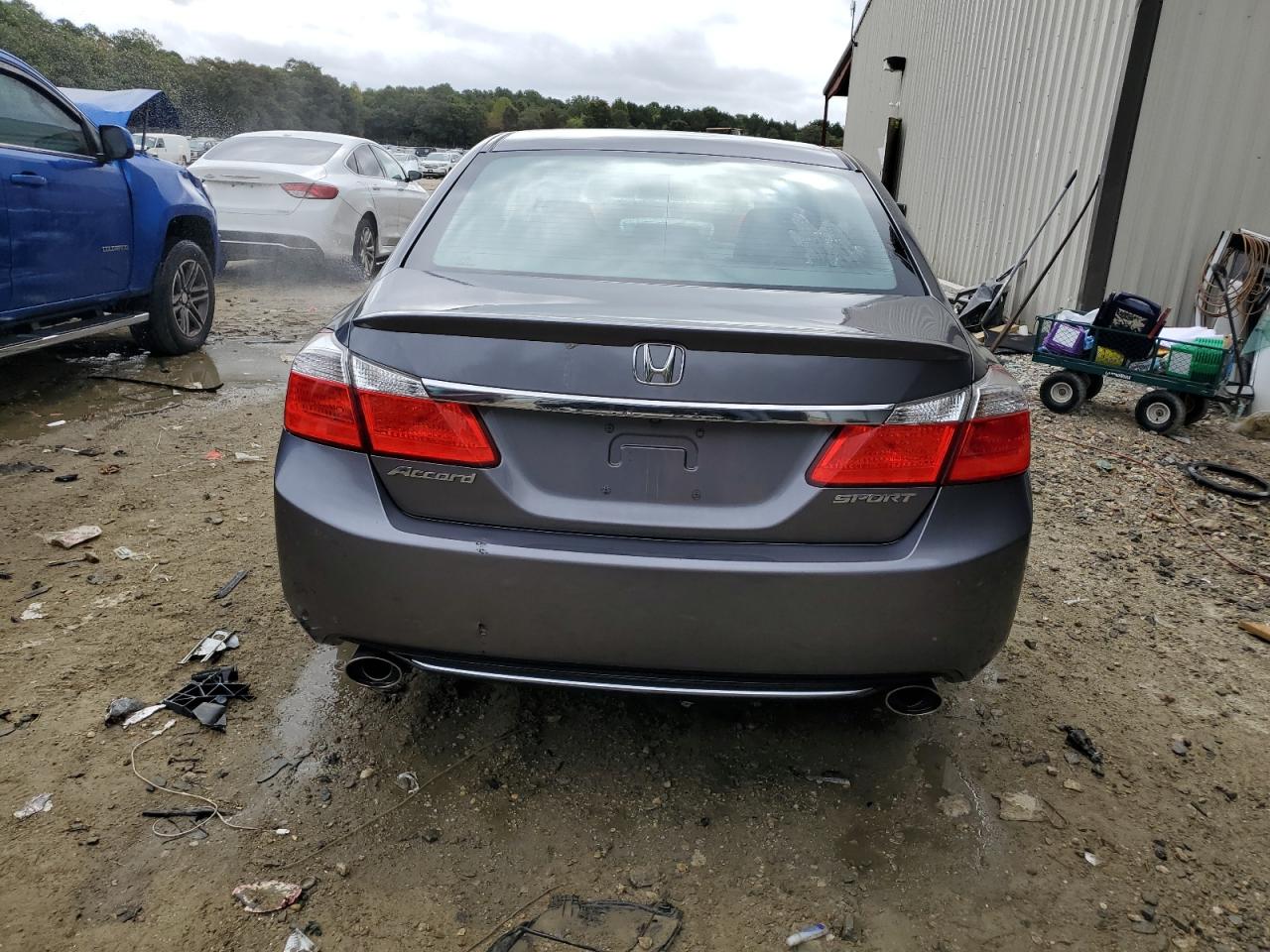 2015 Honda Accord VIN 1HGCR2F54FA265090 Copart auction photo, front end / rear end damage thumbnail 6