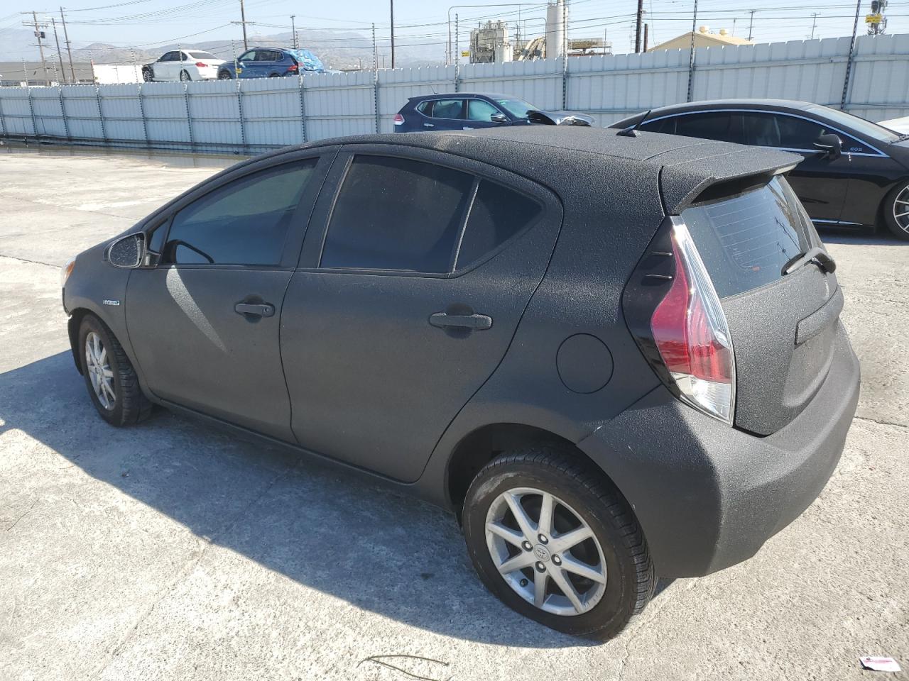 2012 Toyota Prius VIN JTDKDTB36C1511149 Copart auction photo, front end / rear end damage thumbnail 2