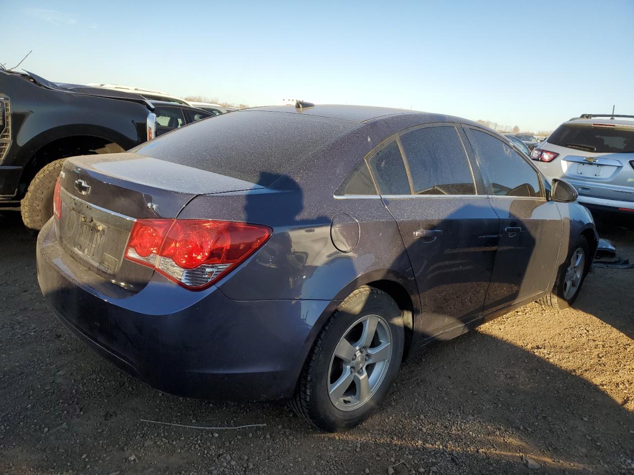2014 Chevrolet Cruze VIN 1G1PC5SB9E7370887 Copart auction photo, front end / side damage thumbnail 3