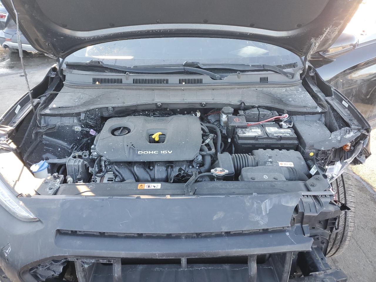 2021 Hyundai Kona VIN KM8K2CAAXMU607349 Copart auction photo, front end / rear end damage thumbnail 11
