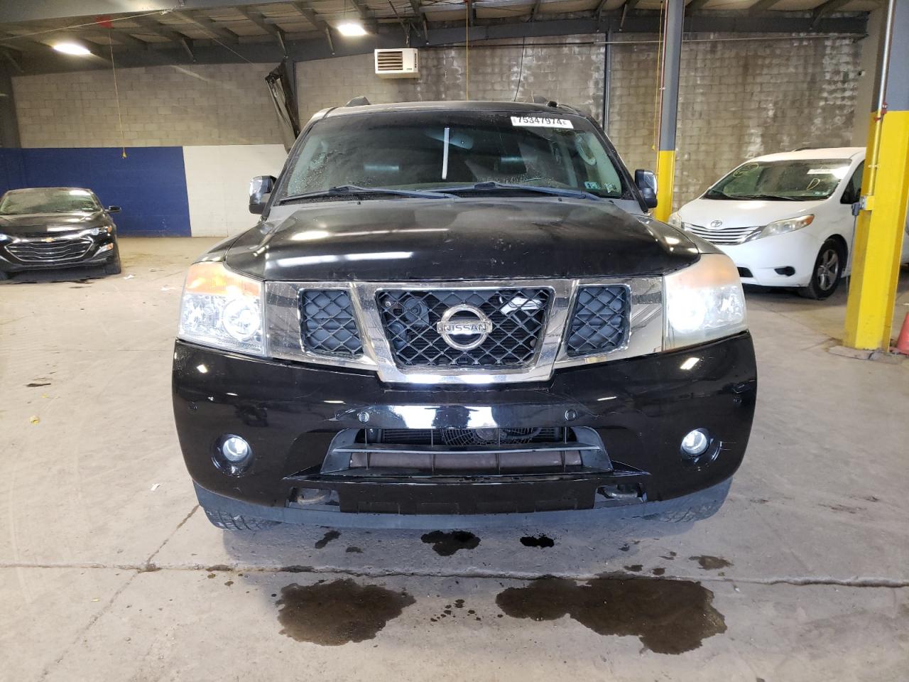 2010 Nissan Armada VIN 5N1AA0NE9AN618164 Copart auction photo, rear end / front end damage thumbnail 5