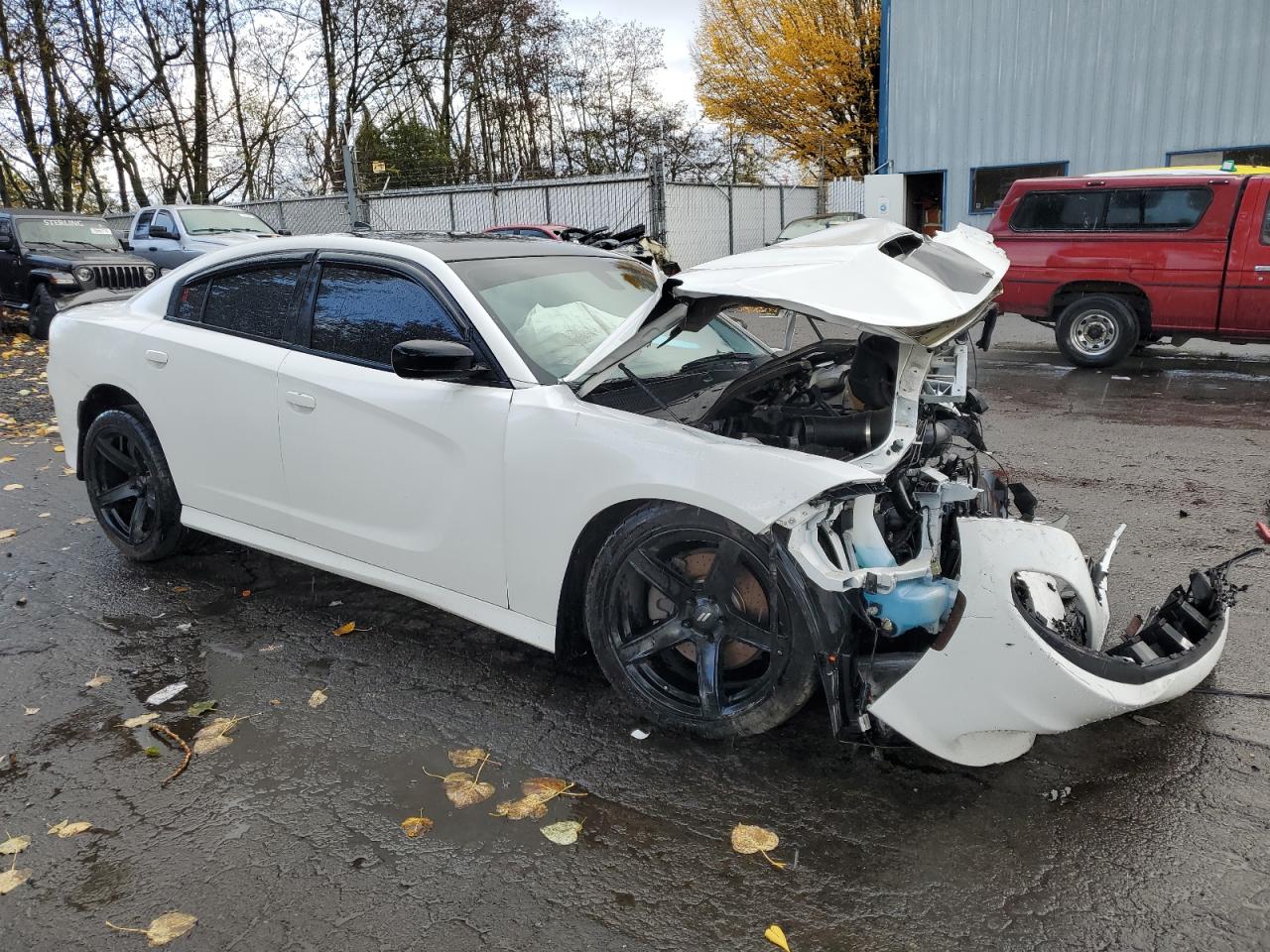 2019 Dodge Charger VIN 2C3CDXCT0KH584080 Copart auction photo, front end damage thumbnail 4