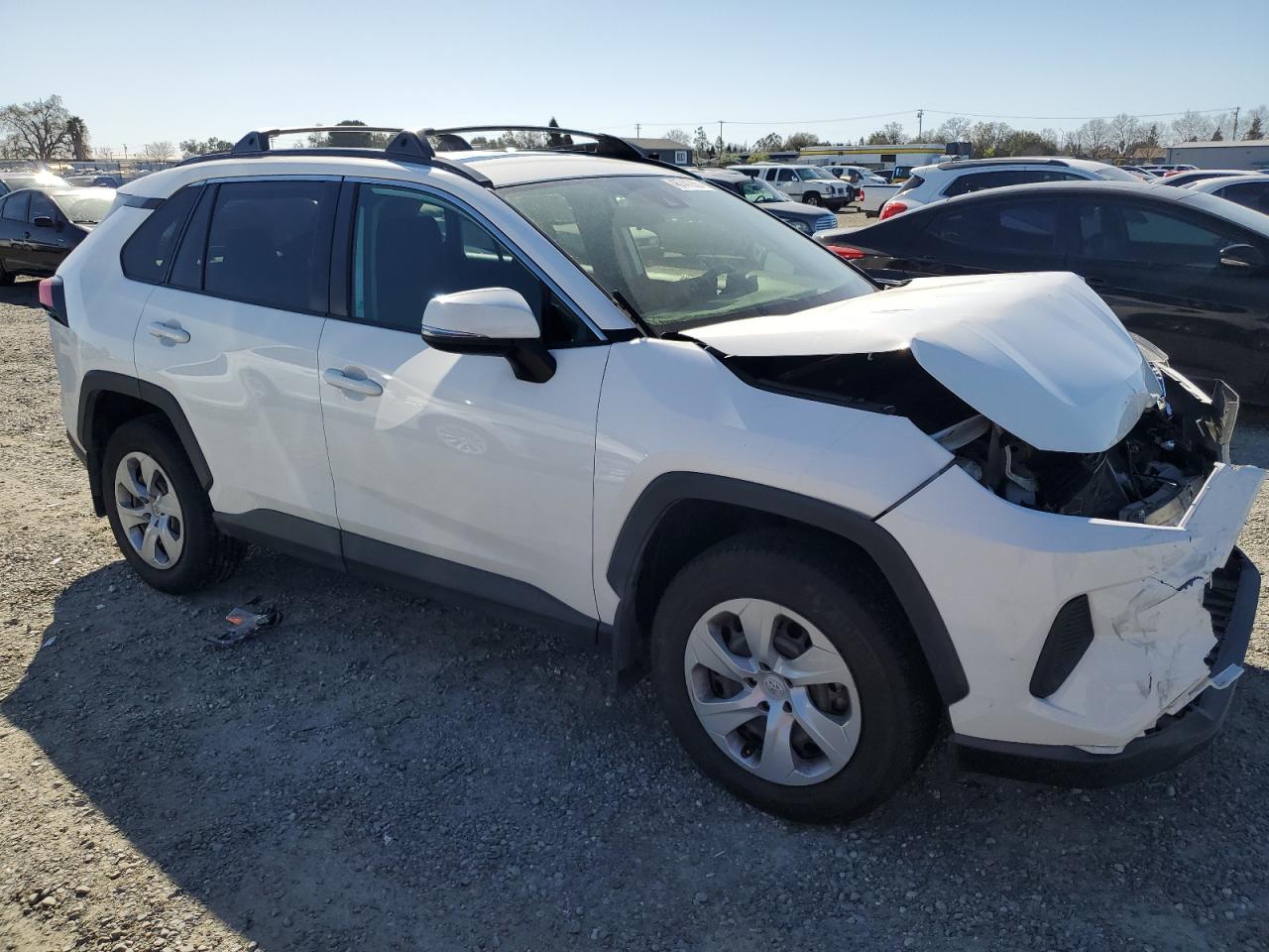 2020 Toyota RAV 4 VIN JTMG1RFV7LD062026 Copart auction photo, front end / side damage thumbnail 4