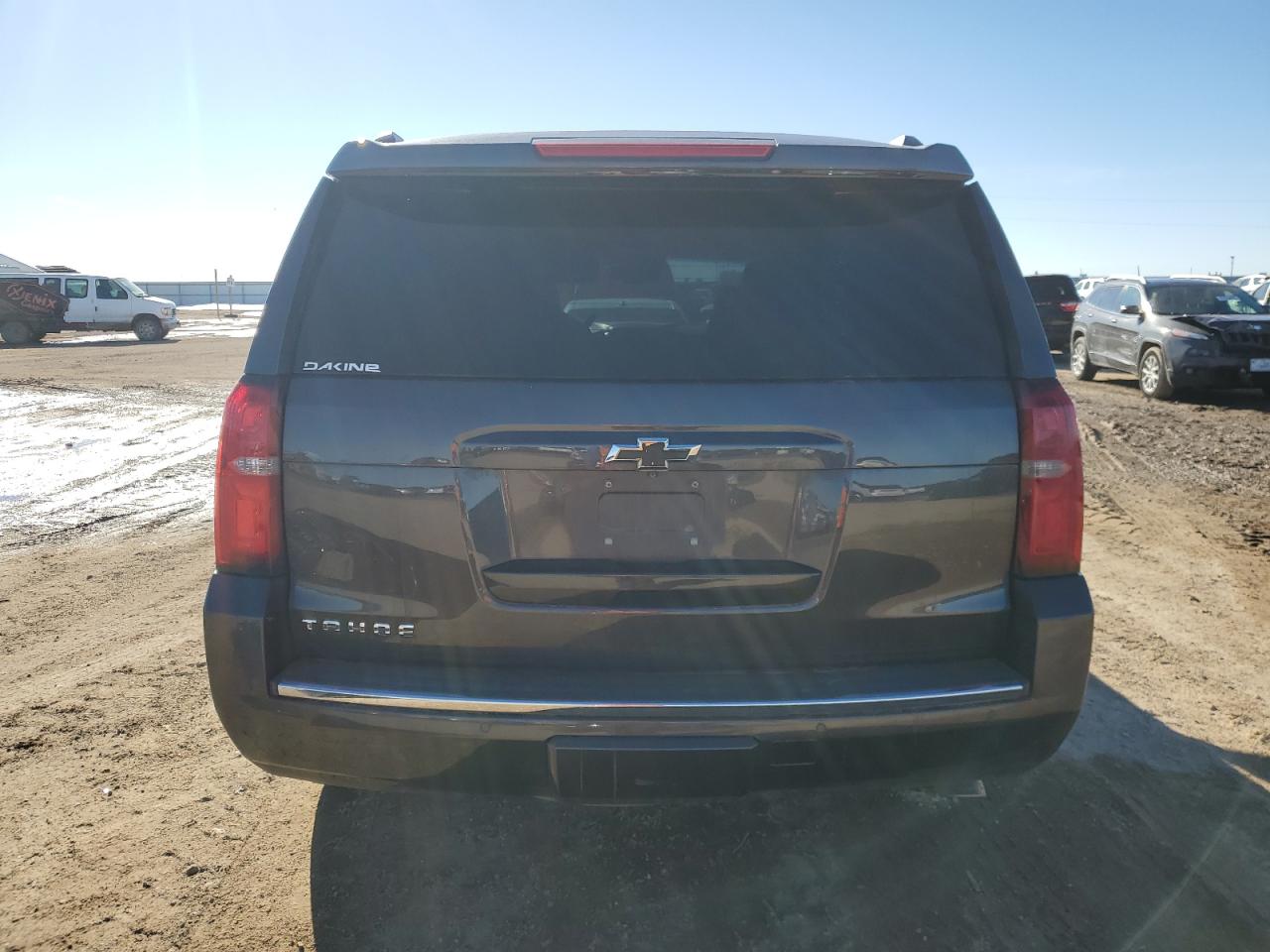 2015 Chevrolet Tahoe VIN 1GNSKCKC8FR144189 Copart auction photo, undercarriage / front end damage thumbnail 6