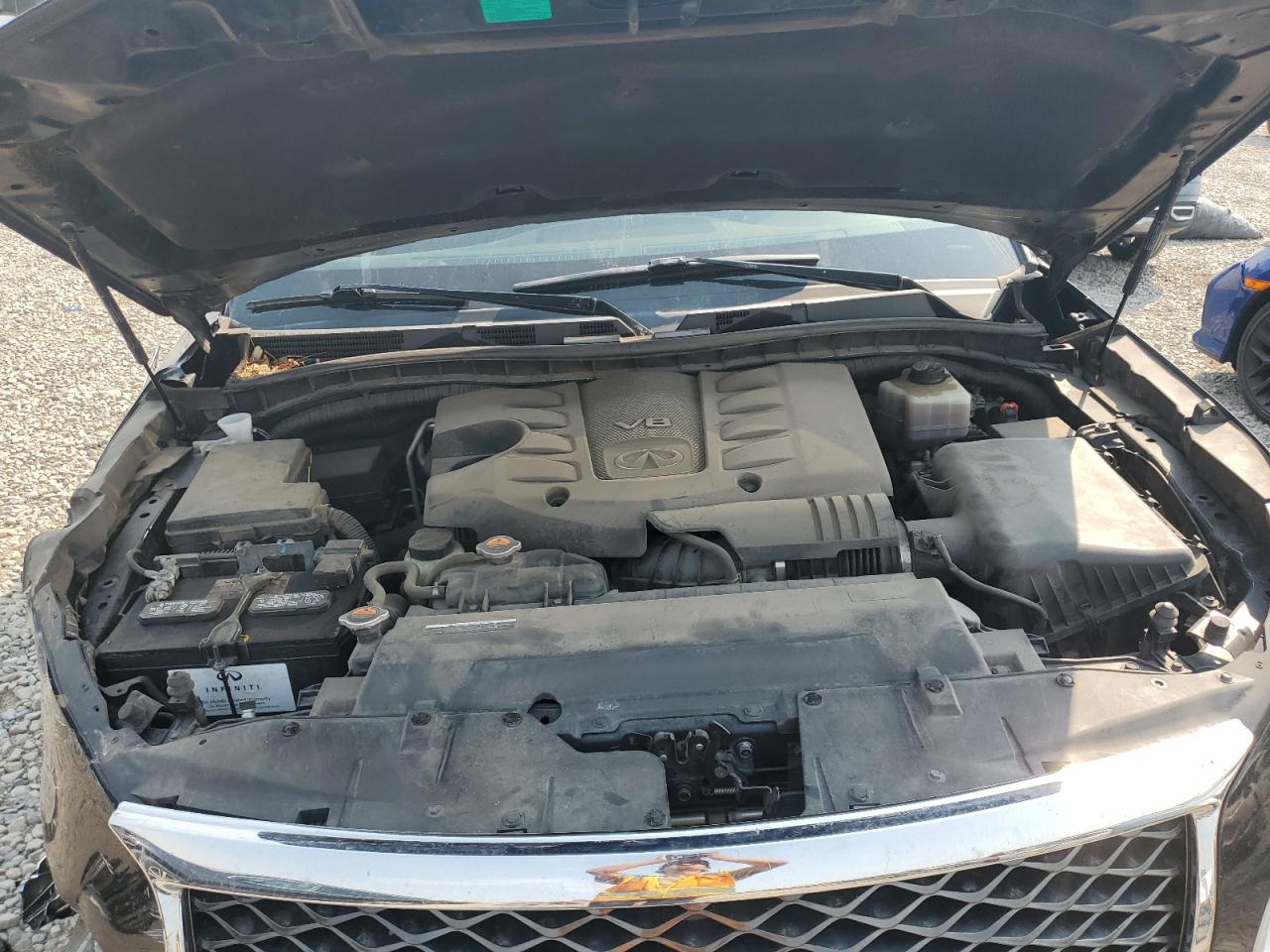 2016 Infiniti QX80 VIN JN8AZ2NC1G9401124 Copart auction photo, front end damage thumbnail 11