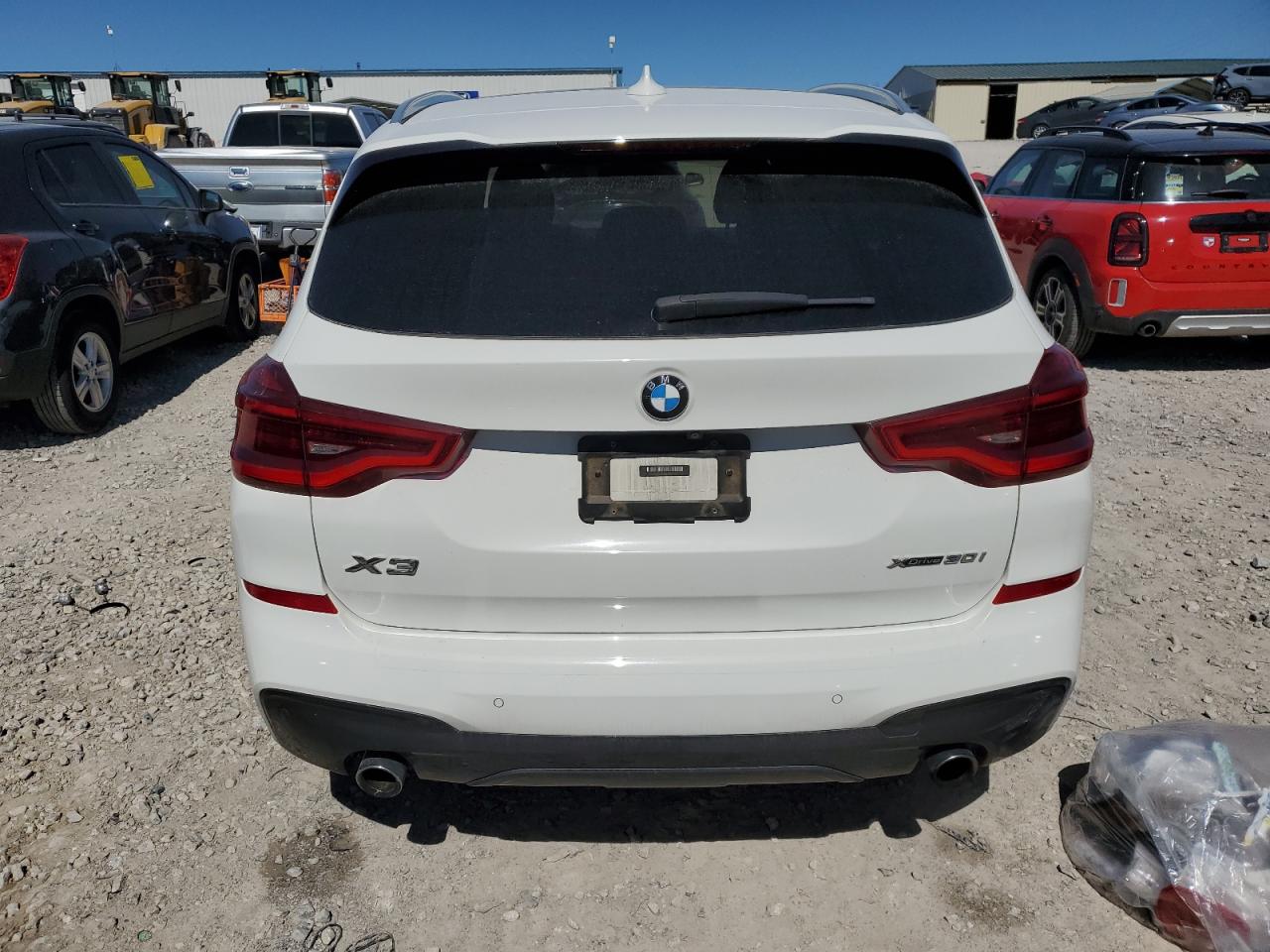 2019 BMW X3 VIN 5UXTR9C52KLD94165 Copart auction photo, front end / minor dent/scratches damage thumbnail 6
