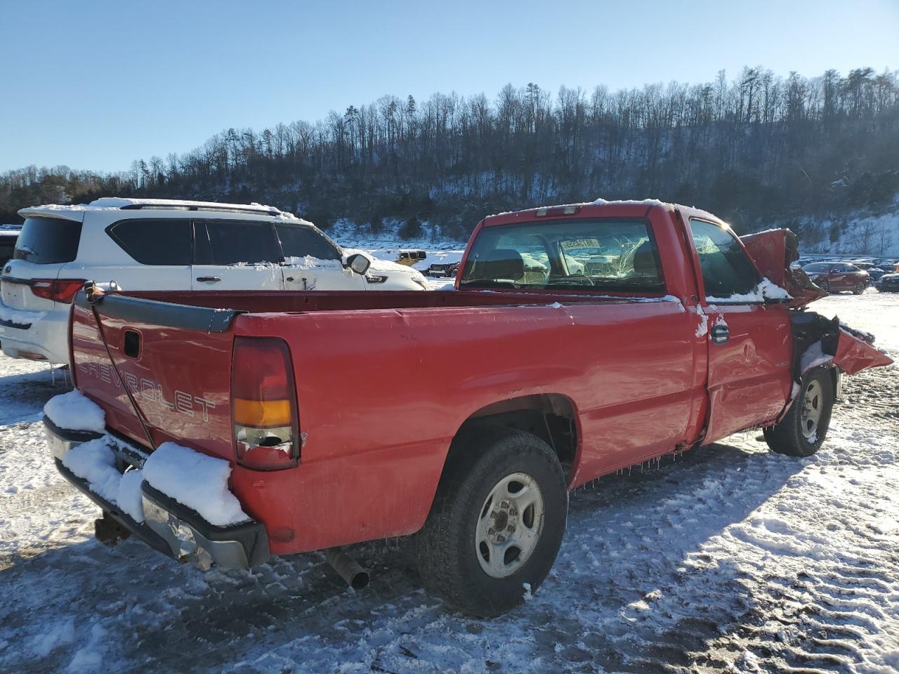 2002 Chevrolet Silverado VIN 1GCEC14VX2Z333099 Copart auction photo, all over damage thumbnail 3