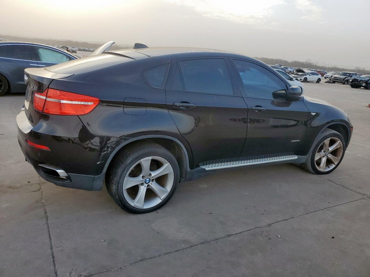 2009 BMW X6 VIN 5UXFG83599LZ93911 Copart auction photo, rear end damage thumbnail 3