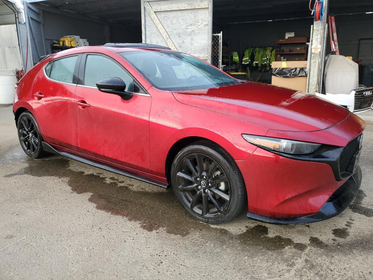 2022 Mazda 3 VIN JM1BPBJY4N1510888 Copart auction photo, rear end damage thumbnail 4