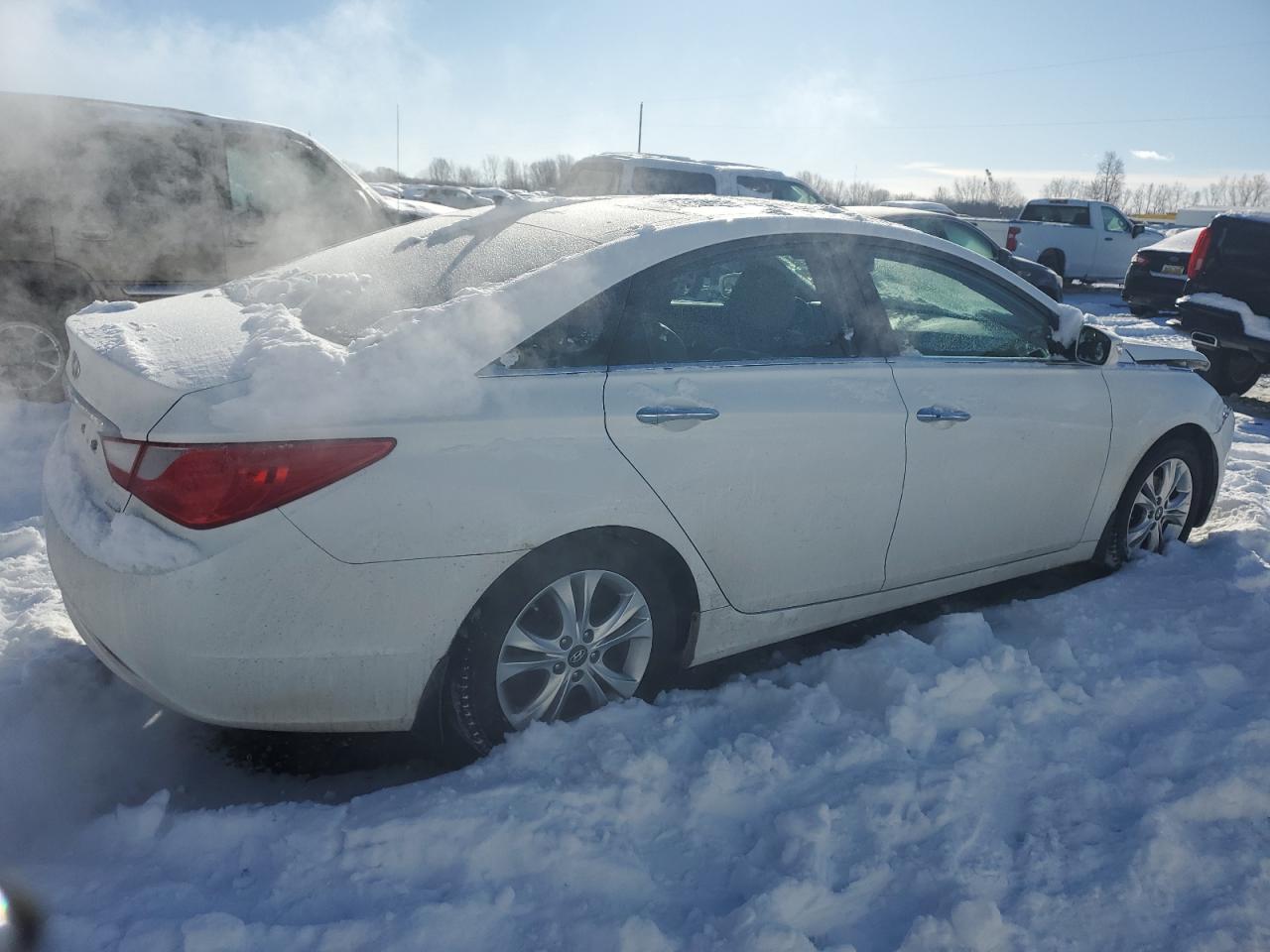 2012 Hyundai Sonata VIN 5NPEC4AC1CH463172 Copart auction photo, front end / minor dent/scratches damage thumbnail 3