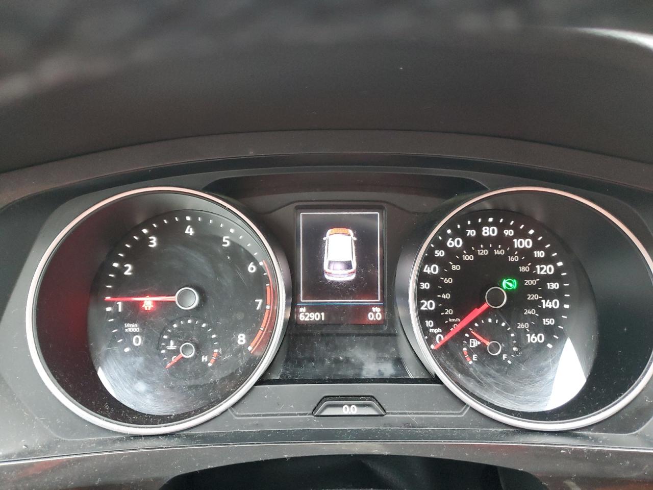 2019 Volkswagen Tiguan VIN 3VV2B7AX4KM023063 Copart auction photo, all over / undercarriage damage thumbnail 9