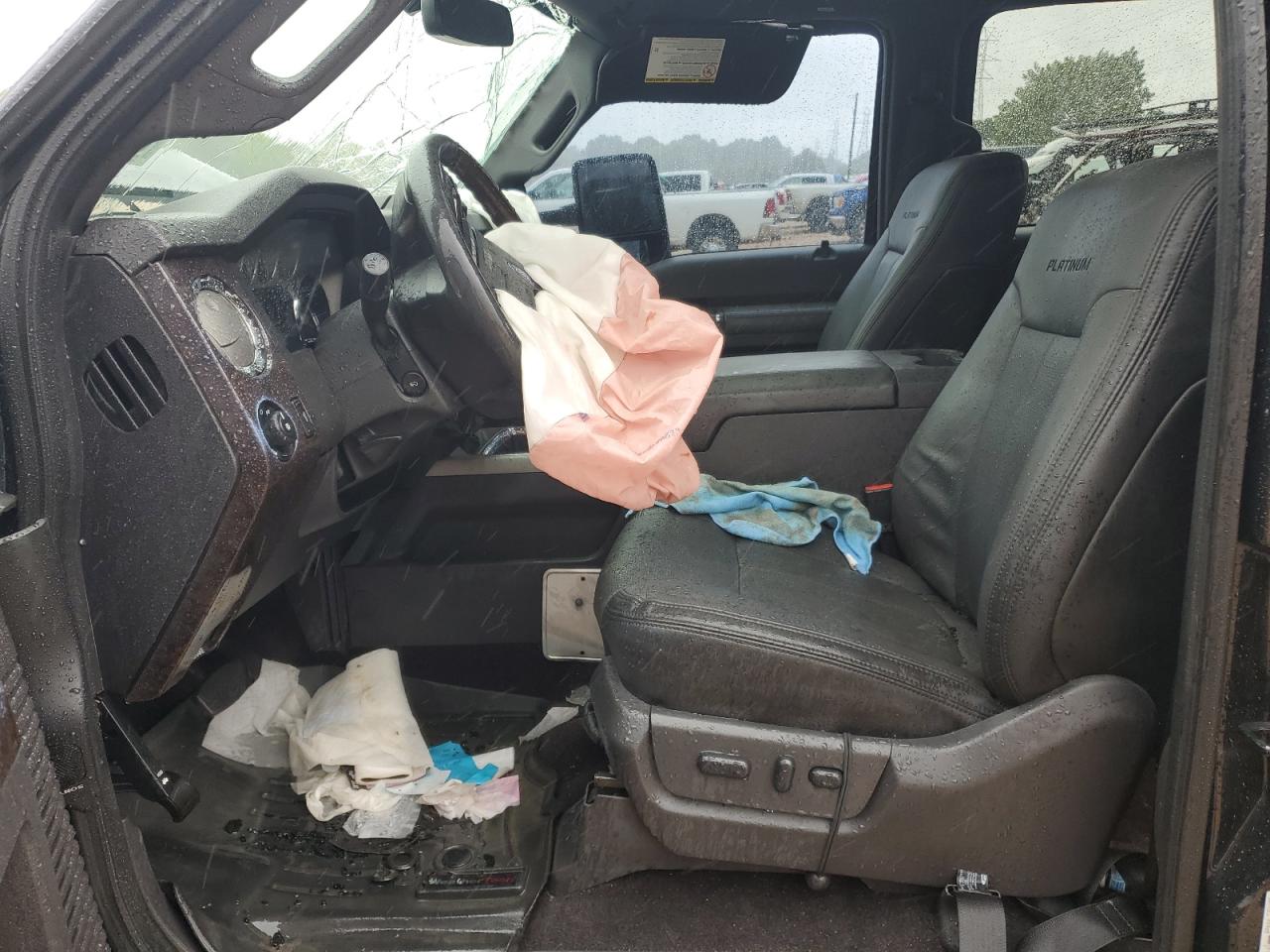 2015 Ford F350 VIN 1FT8W3BT5FEA33193 Copart auction photo, all over damage thumbnail 7