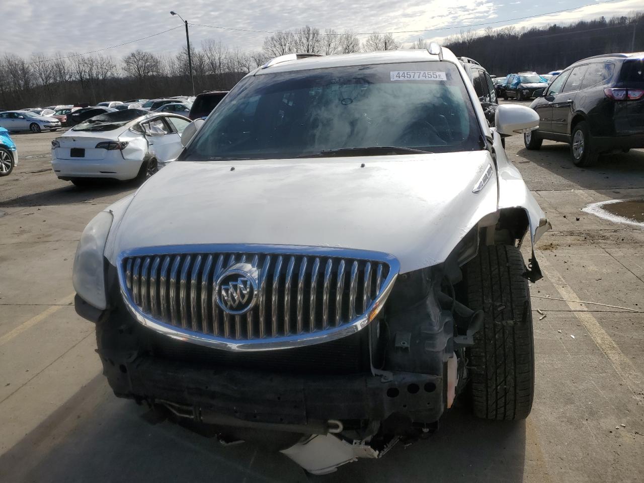 2011 Buick Enclave VIN 5GAKVBED6BJ310878 Copart auction photo, front end damage thumbnail 5