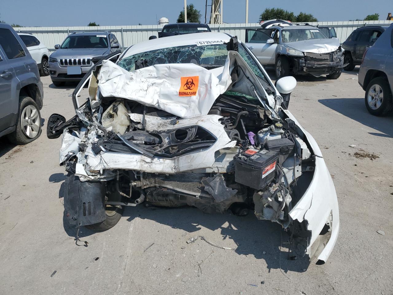 2016 Ford Fiesta VIN 3FADP4EJ6GM155090 Copart auction photo, all over / undercarriage damage thumbnail 5