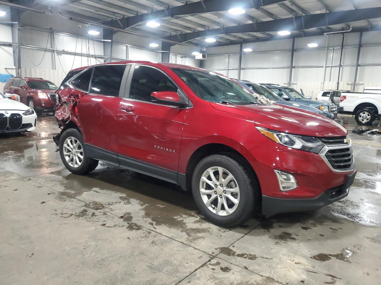 2021 Chevrolet Equinox VIN 2GNAXUEVXM6138001 Copart auction photo, rear end / side damage thumbnail 4