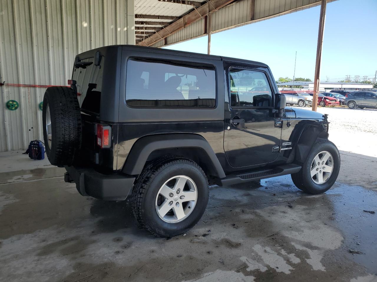 2012 Jeep Wrangler VIN 1C4AJWAG2CL228441 Copart auction photo, front end / undercarriage damage thumbnail 3