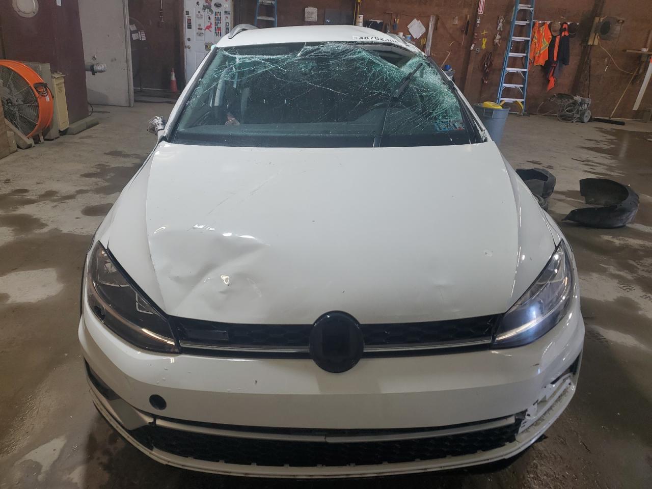2019 Volkswagen Golf VIN 3VWH17AU4KM515817 Copart auction photo, rollover damage thumbnail 5