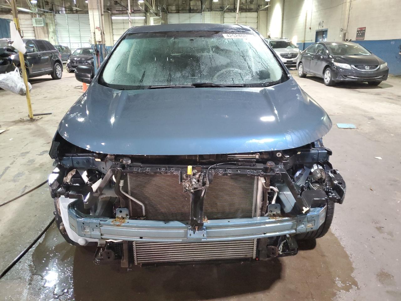 2016 Ford Edge VIN 2FMPK3G93GBB03724 Copart auction photo, front end / side damage thumbnail 5