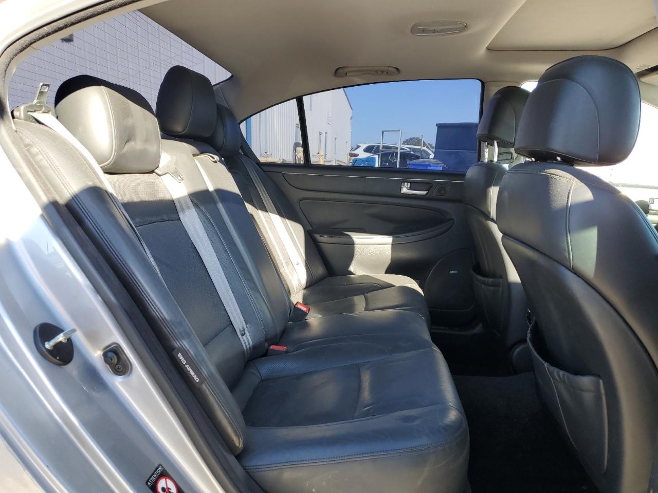 2012 Hyundai Genesis VIN KMHGC4DF6CU165779 Copart auction photo, undercarriage / minor dent/scratches damage thumbnail 10