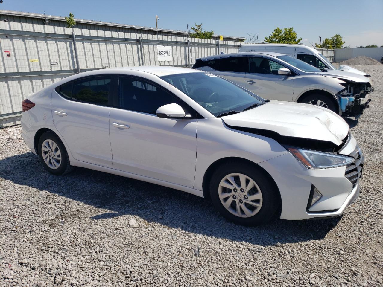2019 Hyundai Elantra VIN 5NPD74LF4KH405904 Copart auction photo, front end / minor dent/scratches damage thumbnail 4
