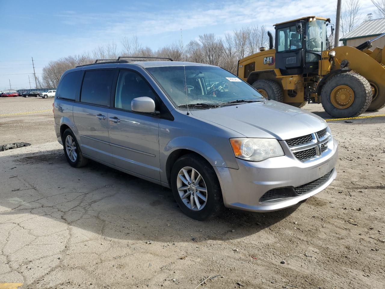 2014 Dodge Caravan VIN 2C4RDGCG9ER321562 Copart auction photo, mechanical damage thumbnail 4