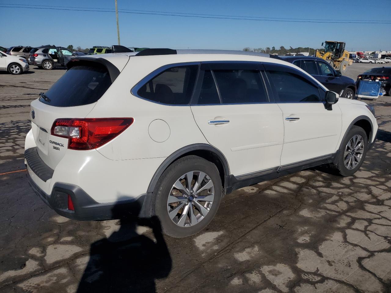 2018 Subaru Outback VIN 4S4BSETC4J3271399 Copart auction photo, burn damage thumbnail 3