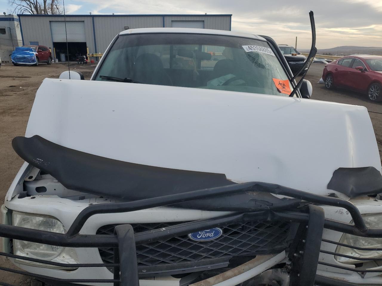 1997 Ford F-150 VIN 1FTEX18L3VKC61222 Copart auction photo, front end / side damage thumbnail 11