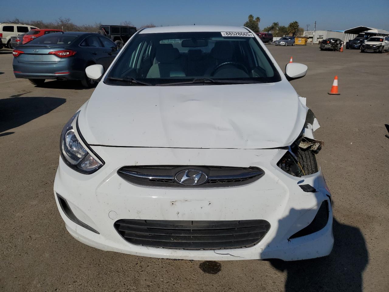 2017 Hyundai Accent VIN KMHCT4AE5HU274140 Copart auction photo, front end damage thumbnail 5