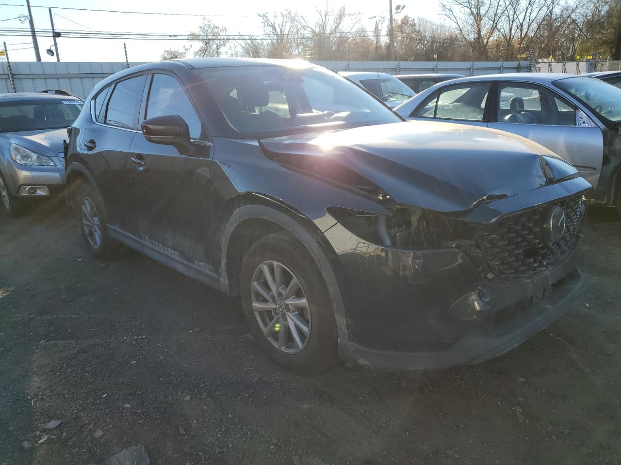 2022 Mazda CX-5 VIN JM3KFBBM3N0541089 Copart auction photo, front end / rear end damage thumbnail 4