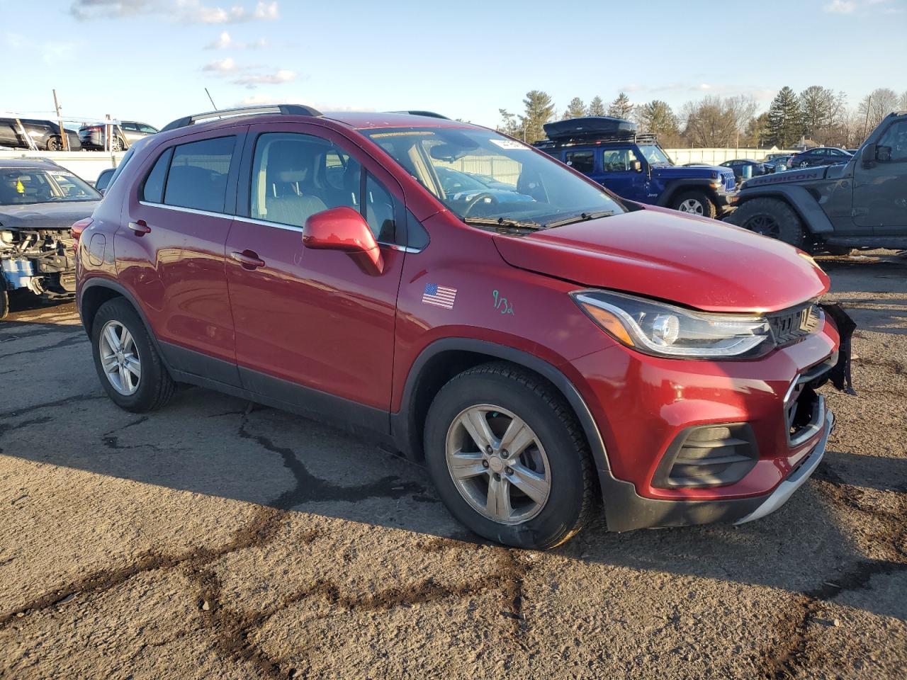 2019 Chevrolet Trax VIN 3GNCJLSB5KL401454 Copart auction photo, front end damage thumbnail 4